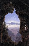 Karl friedrich schinkel The Gate in the Rocks oil painting reproduction